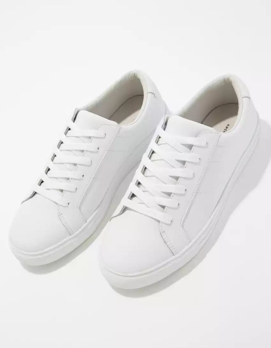 Baskets American Eagle AE Court Blanche Homme | MXF-75729107